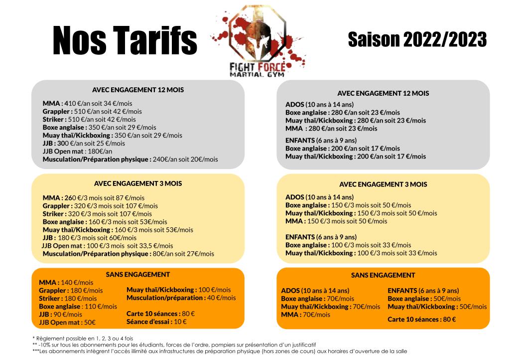 Tarifs-FIGHTFORCE-2022-2023-Web