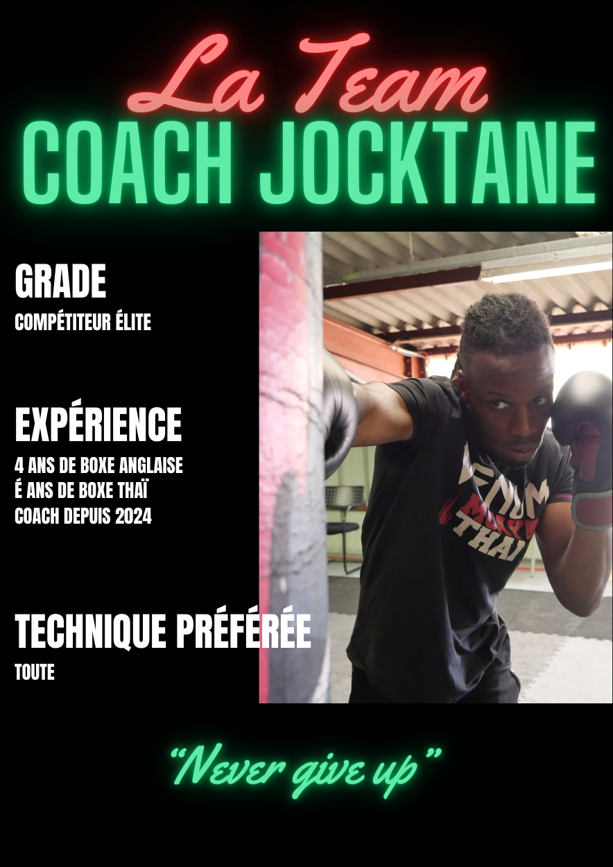 Coach Boxe Anglaise Jocktane