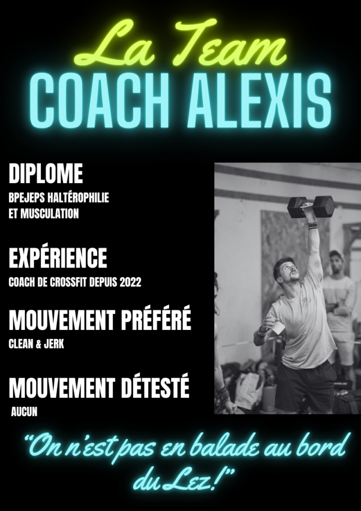 Coach crossfit Alexis