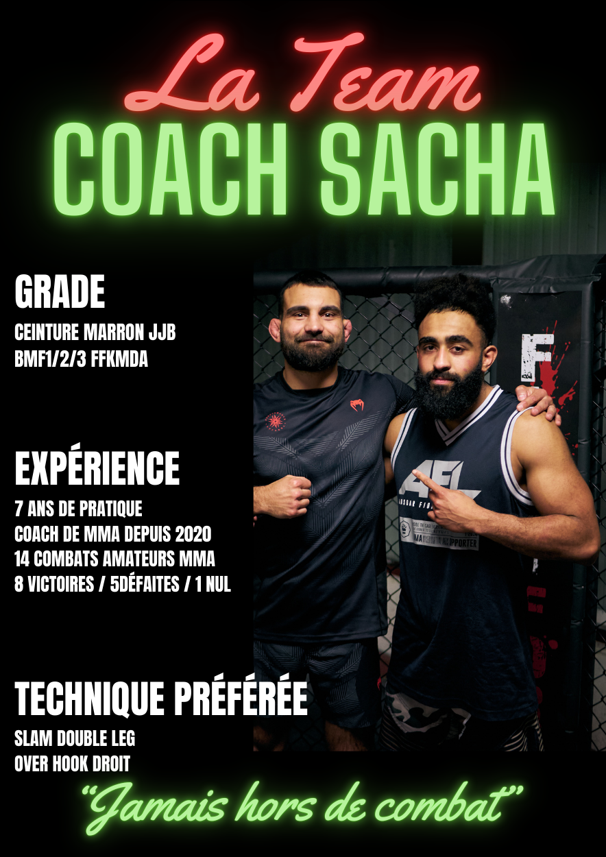 Coach MMA Sacha