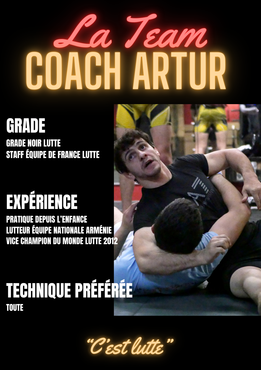 Coach Lutte Artur