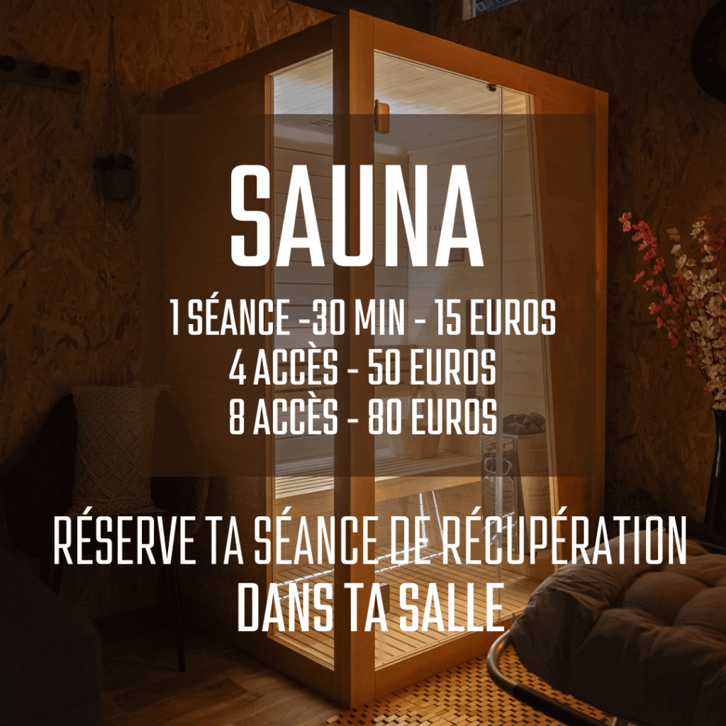 Espace récupération Sauna