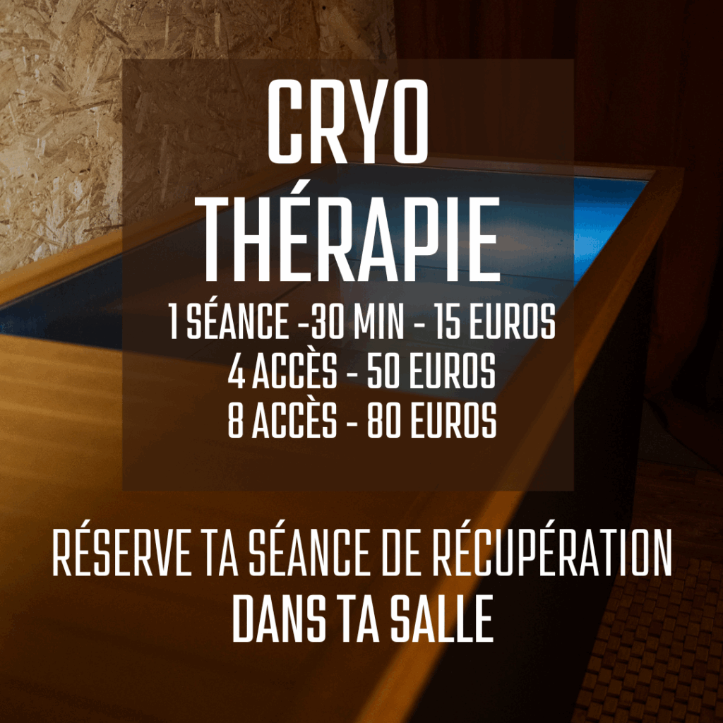 Espace récupération Cryothérapie