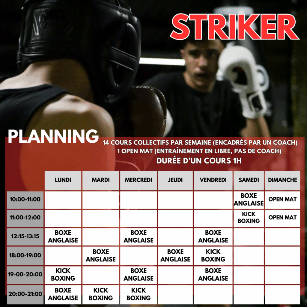 planning striker montpellier