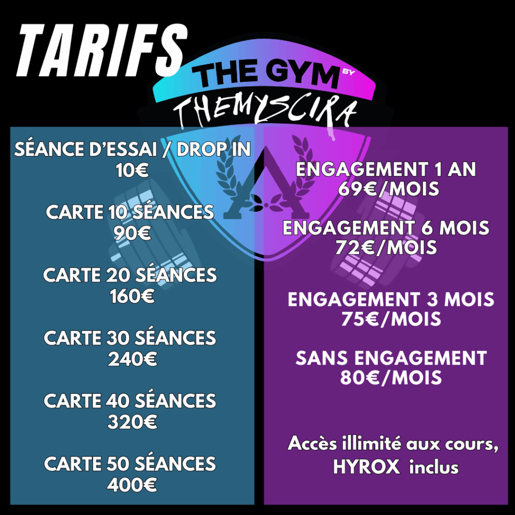 tarifs crossfit montpellier