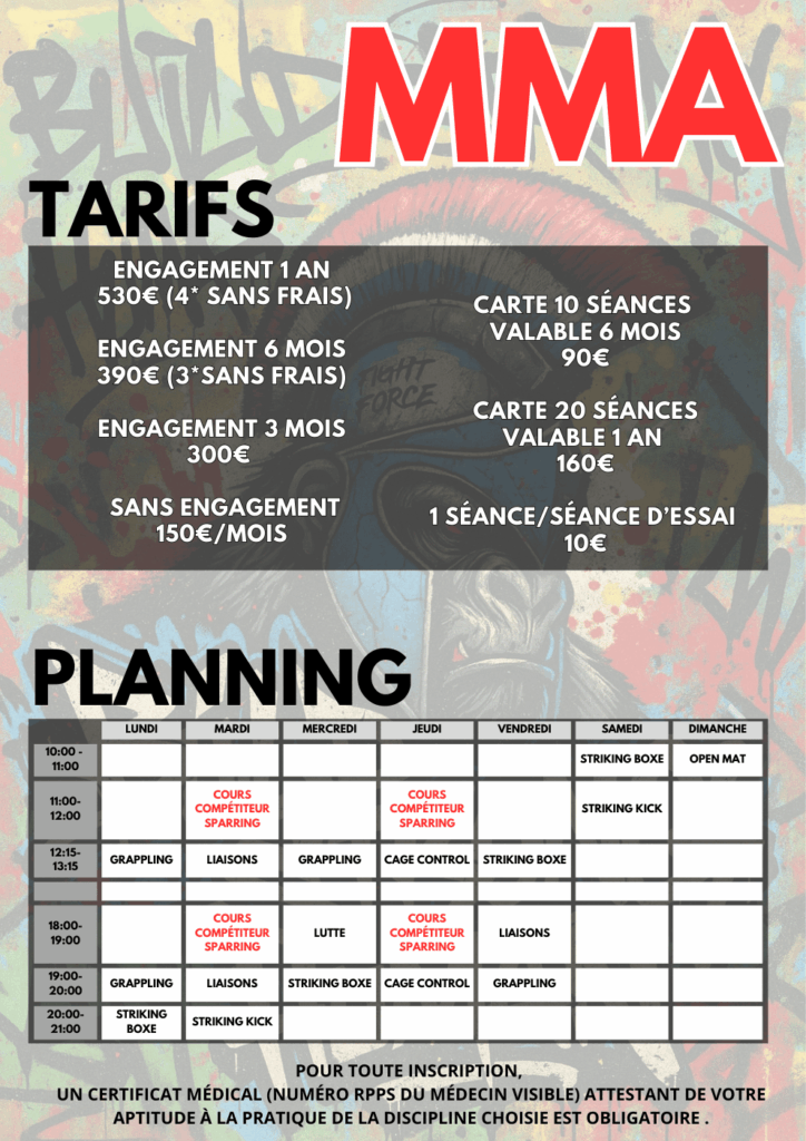 tarifs mma montpellier