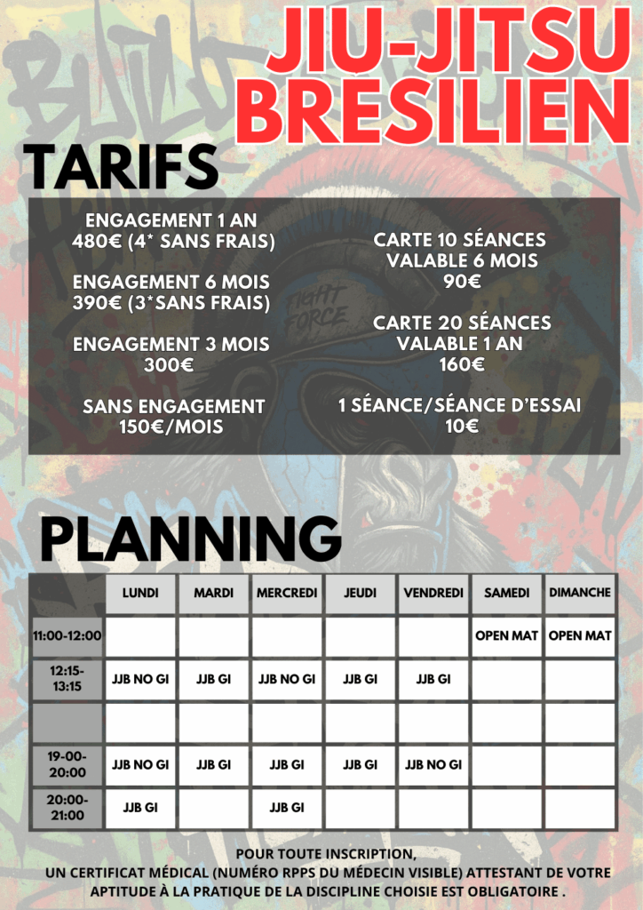 tarifs jjb montpellier